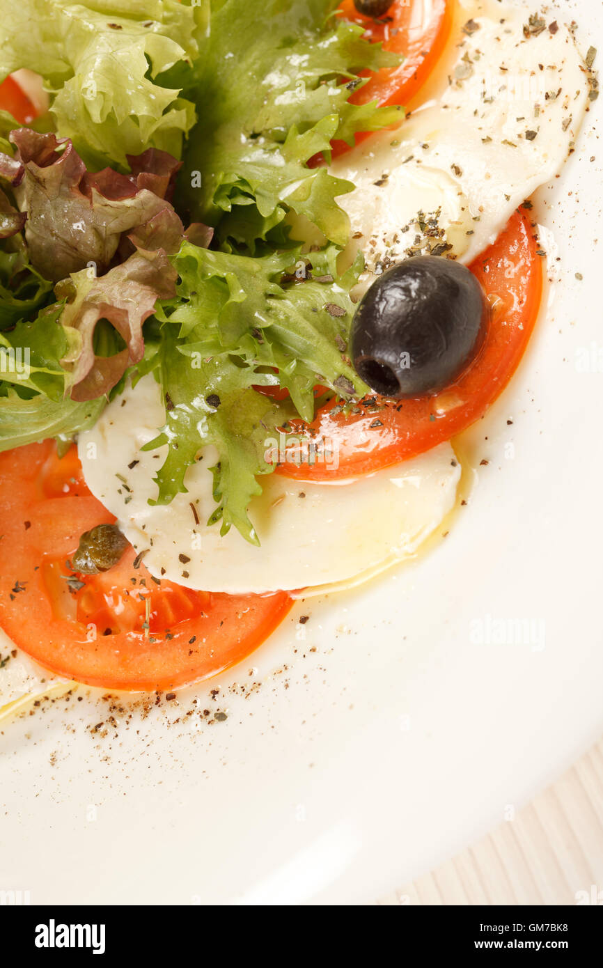 mozzarella and tomato Stock Photo - Alamy