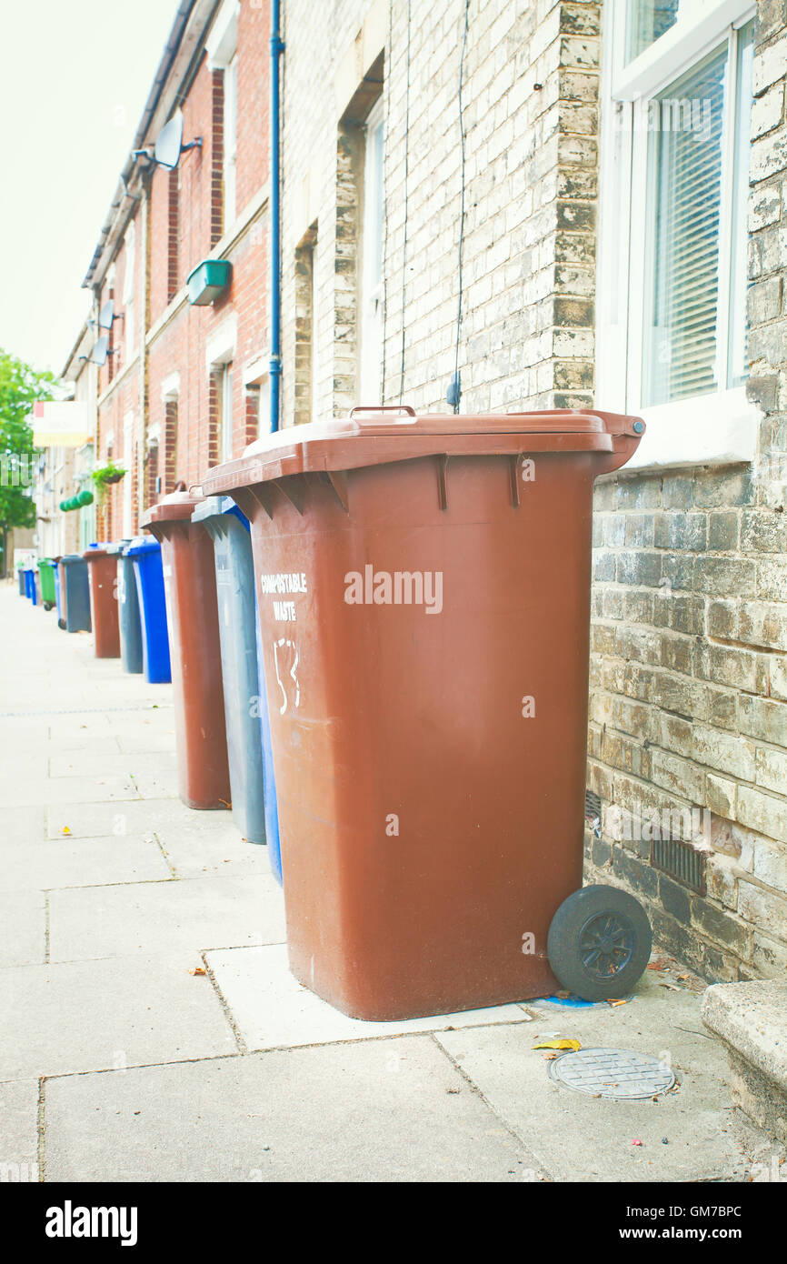 Blue collection bins hires stock photography and images Alamy