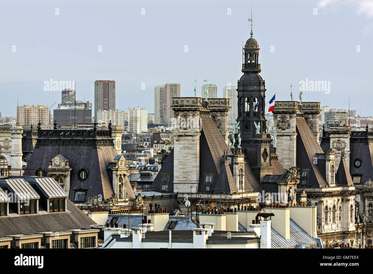 Panorama of Paris Stock Photo