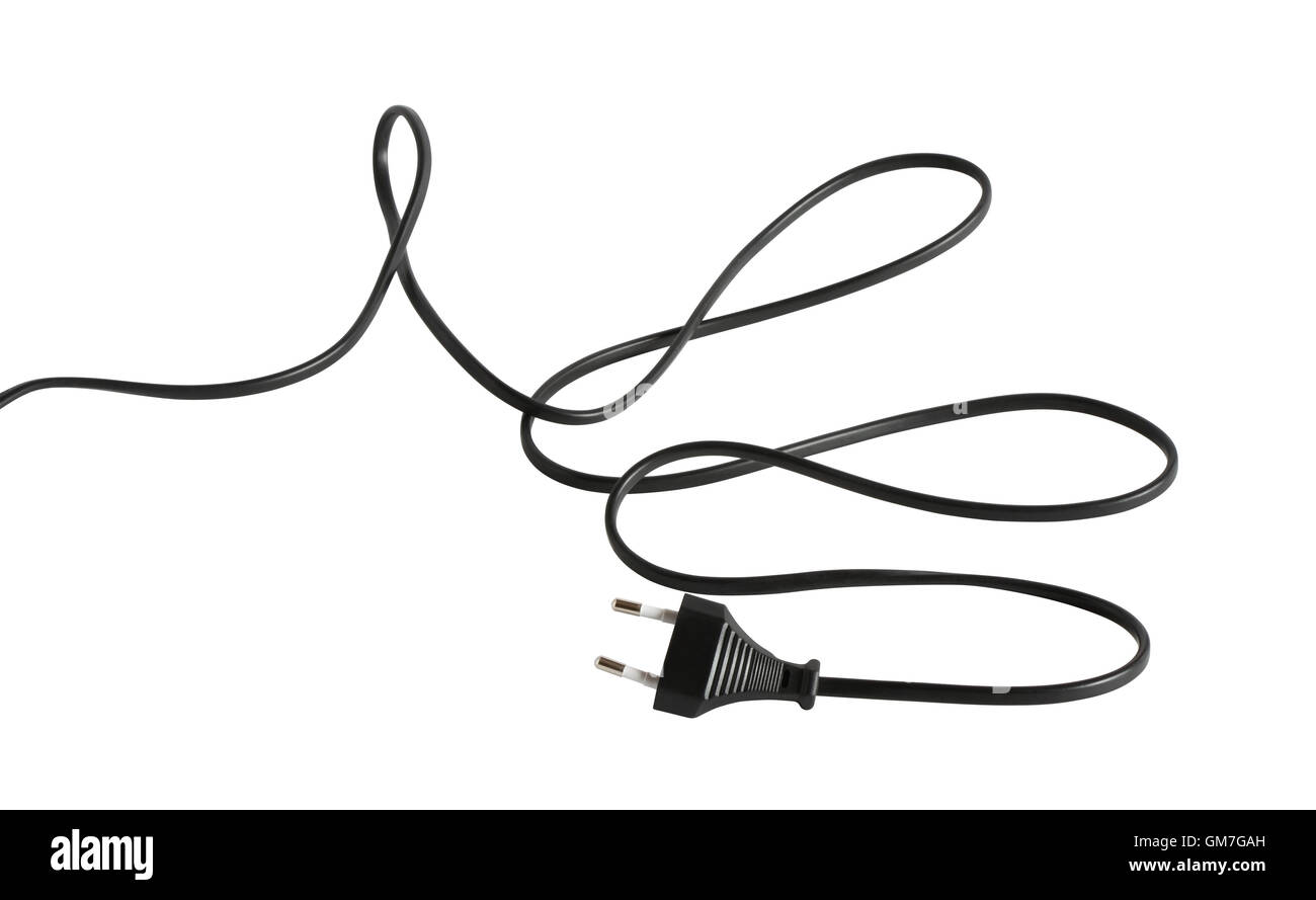 Cable With Electric Plug Stock Photo Alamy
