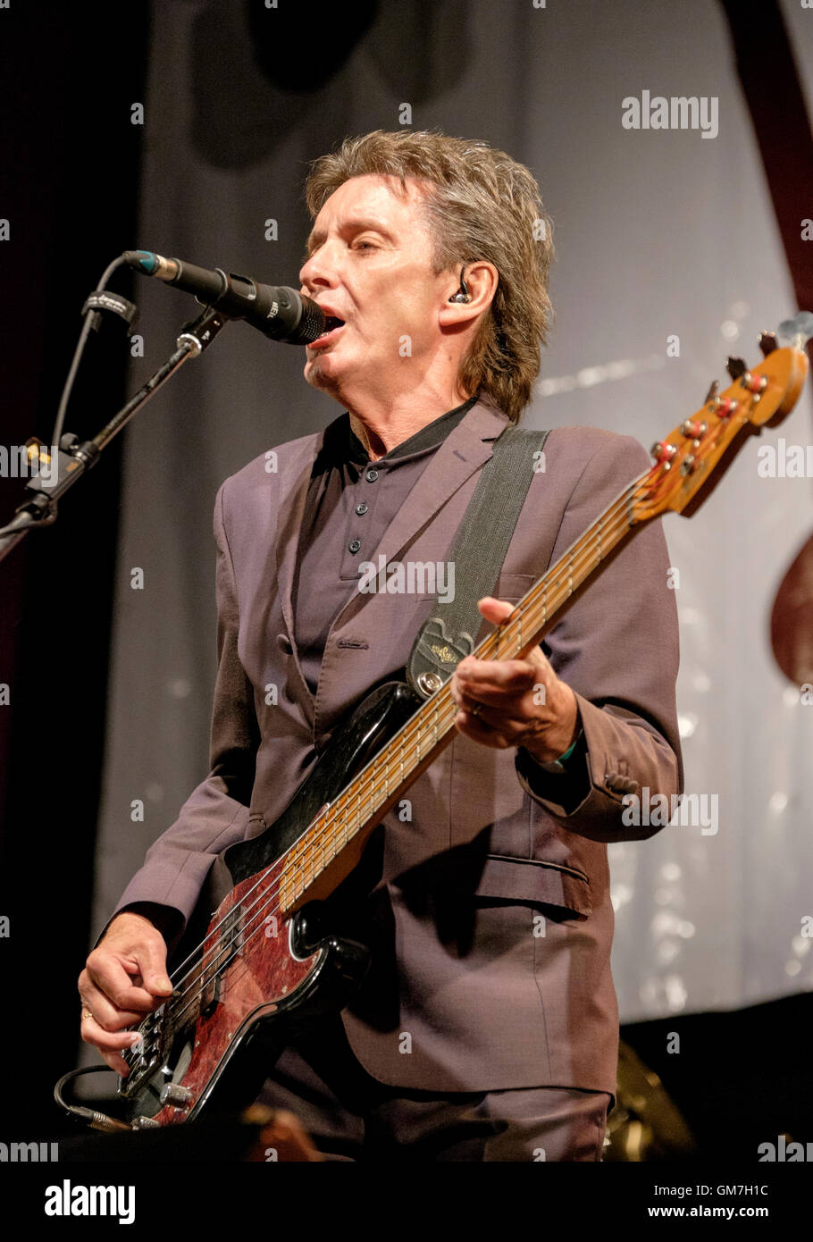 Bruce Foxton From The Jam Peforming At Weyfest Farnham Surrey UK 