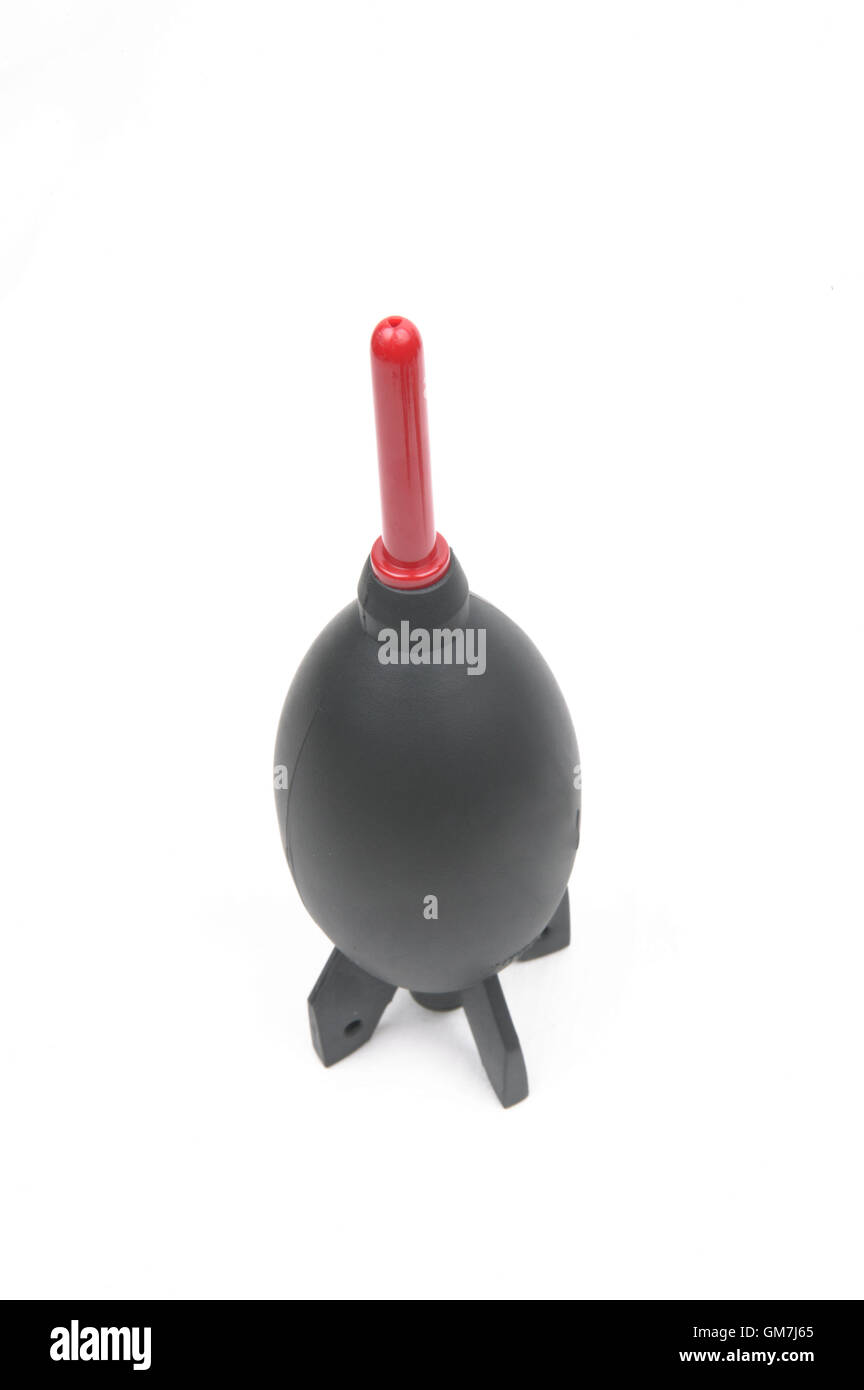 Camera air blower isolated on white background Stock Photo Alamy