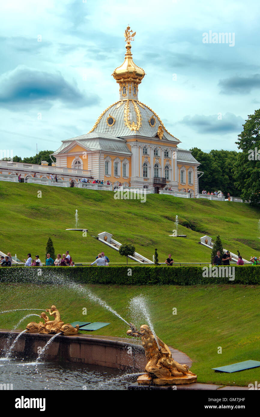 Peterhof Palace Stock Photo