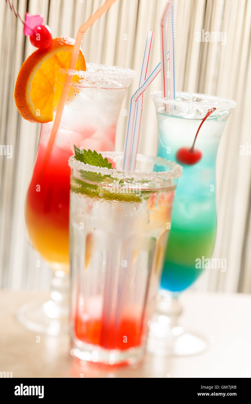 cocktails in the bar Stock Photo - Alamy