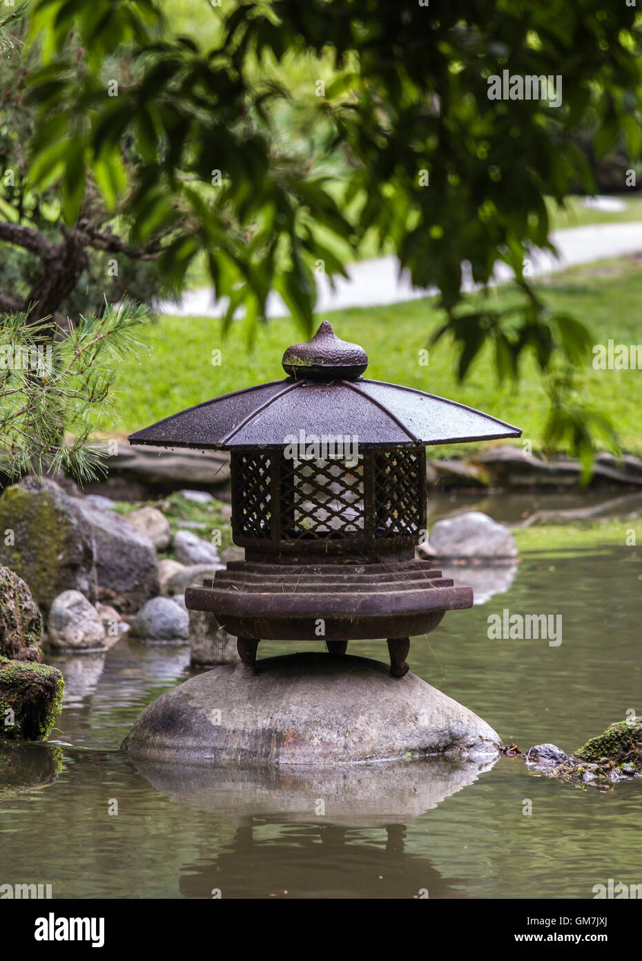 Japanese lantern Stock Photo