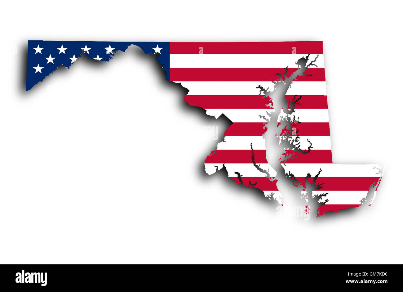 Mid atlantic states map hires stock photography and images Alamy