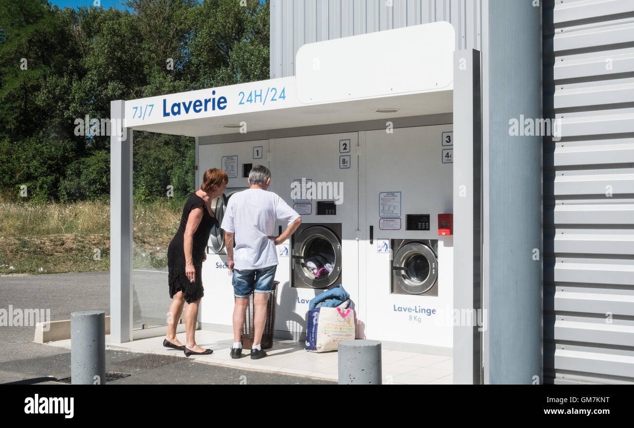 Laundrette,laundromat, laundry,open 24 hours seven days a week attached
