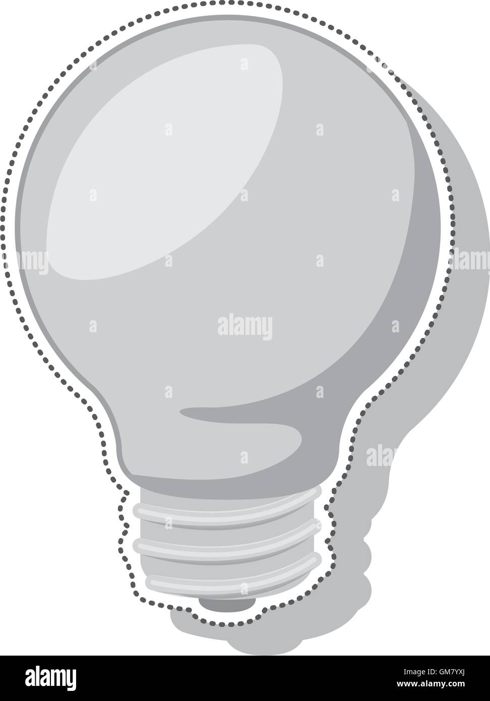 bulb light isolated icon Stock Vector Image & Art - Alamy