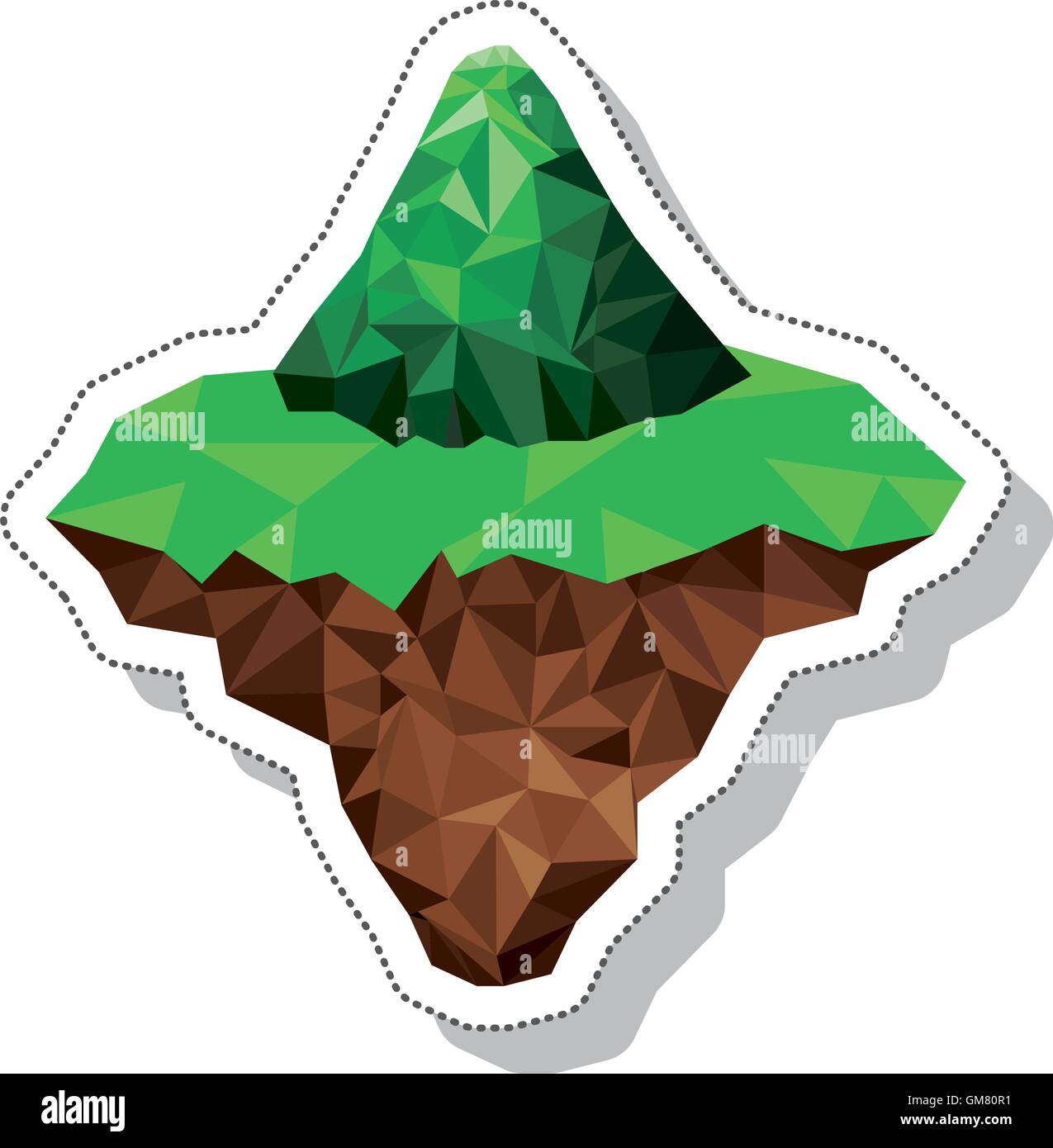 mountain landscape isometric icon Stock Vector Image & Art - Alamy