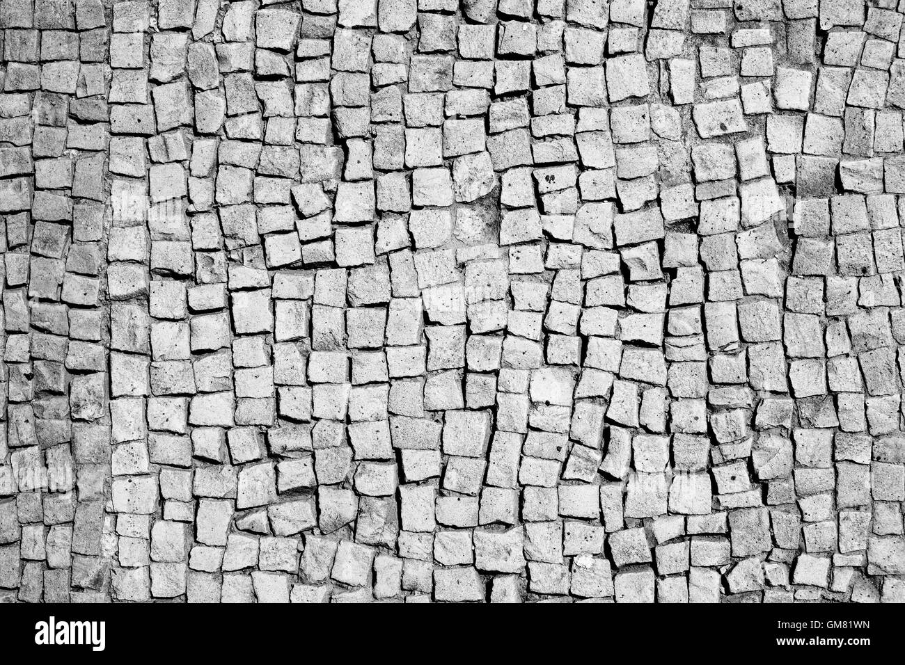 Black and white old mosaic floor Stock Photo - Alamy
