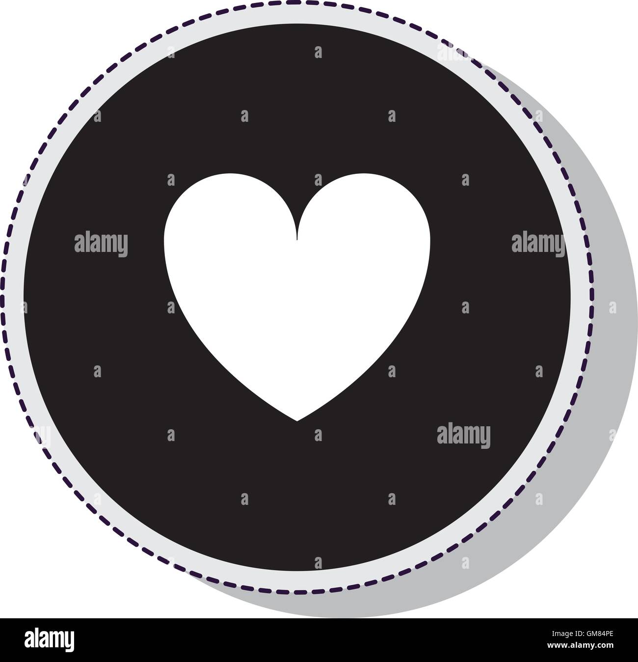heart love isolated icon Stock Vector Image & Art - Alamy