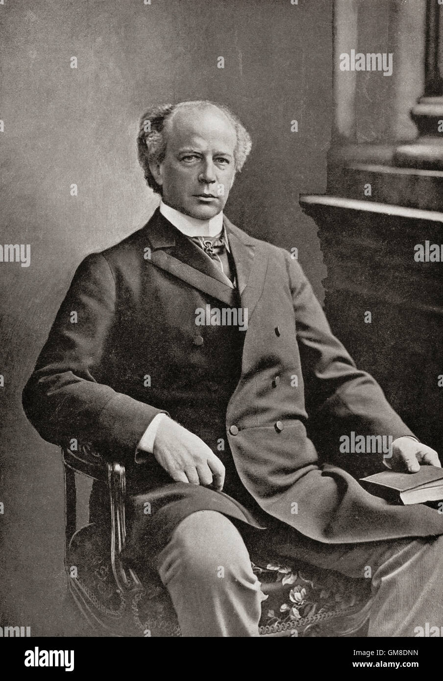 Sir Henri Charles Wilfrid Laurier, 1841 – 1919, aka Wilfrid Laurier.  Seventh Prime Minister of Canada. Stock Photo