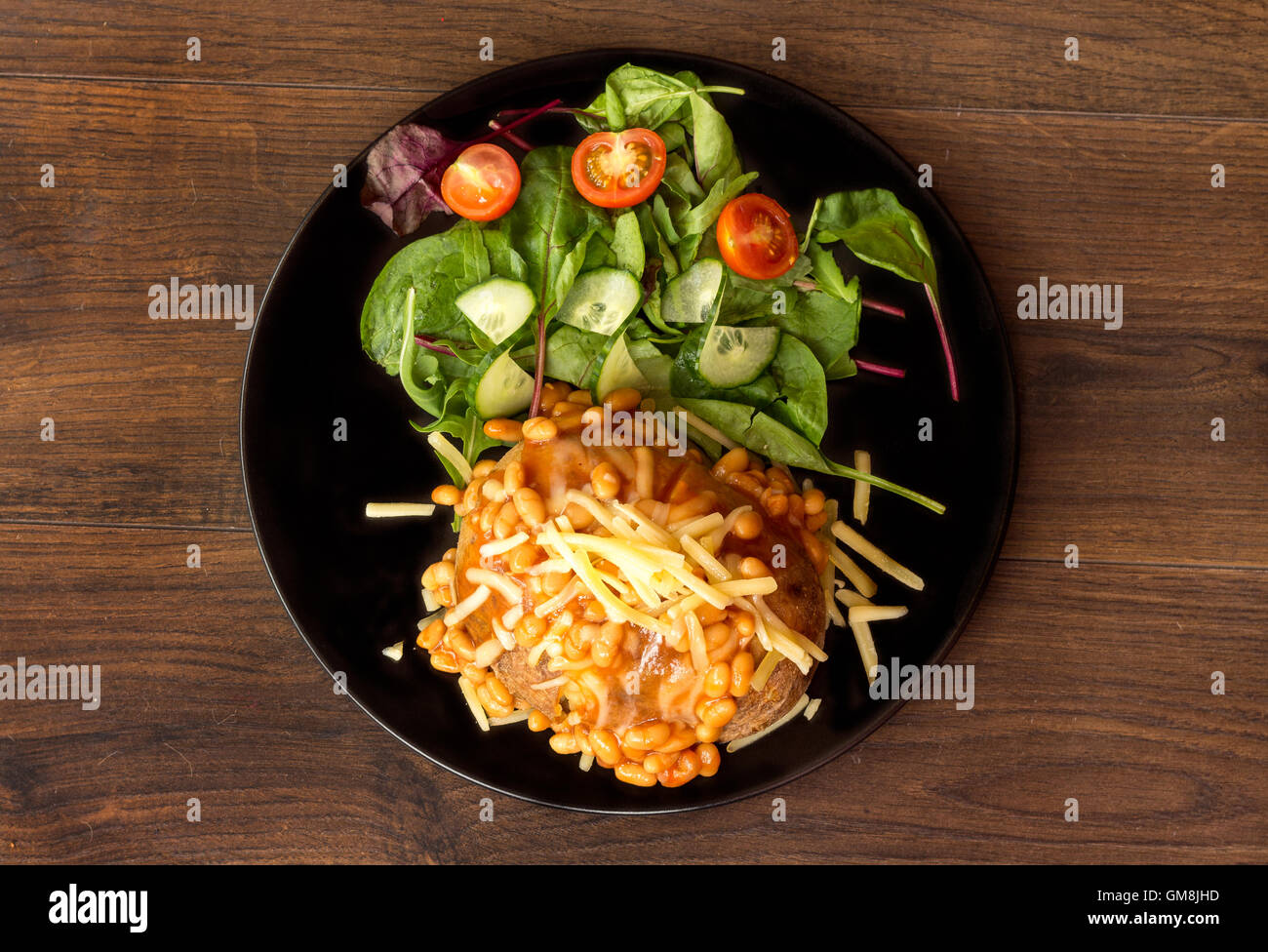Baked potato beans cheese hires stock photography and images Alamy