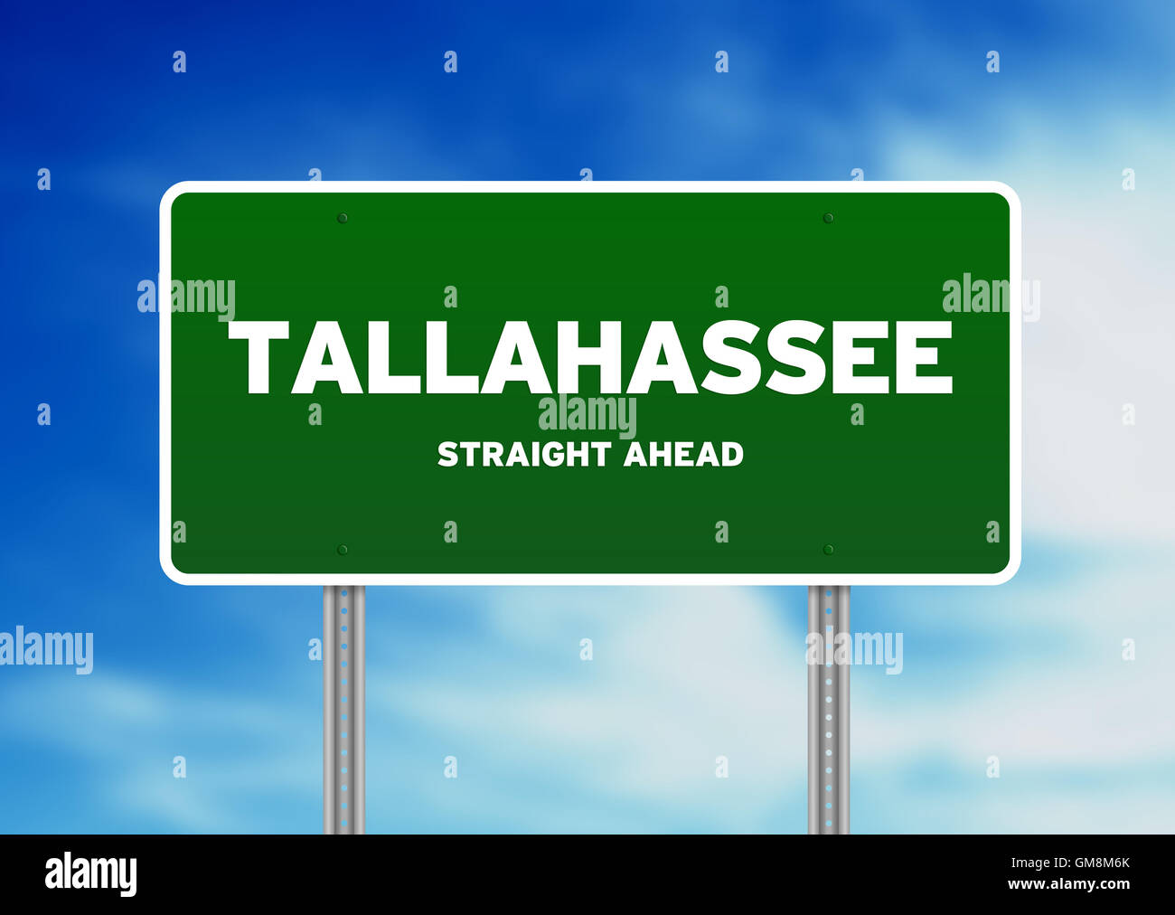 Tallahassee, Florida Highway Sign Stock Photo Alamy