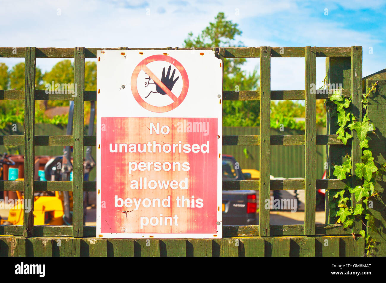 No Entry While Racing No entry to car park hi-res stock photography and images - Alamy