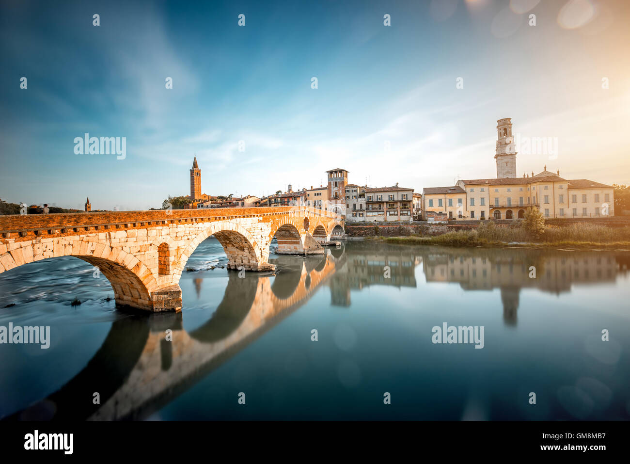 Verona cityscape view Stock Photo - Alamy