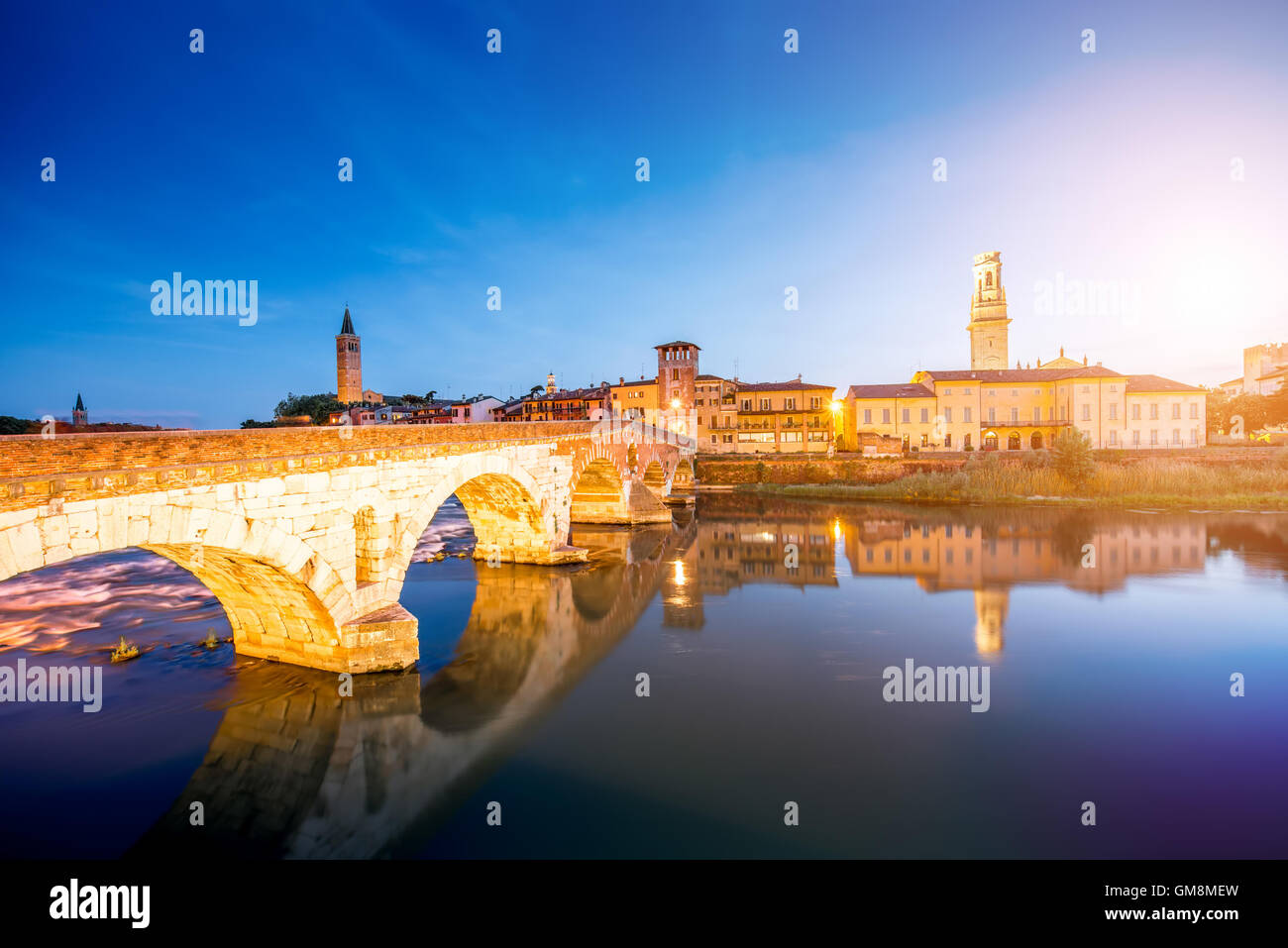 Verona cityscape view Stock Photo - Alamy