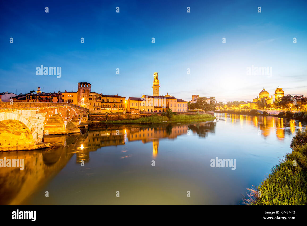 Verona cityscape view Stock Photo - Alamy