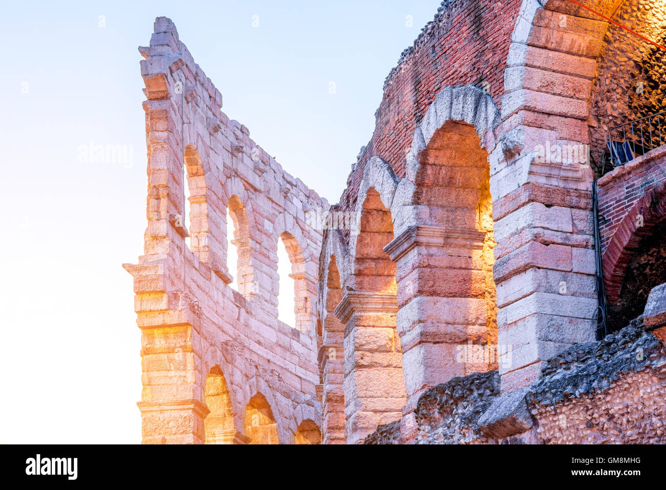 Arena in Verona city Stock Photo - Alamy
