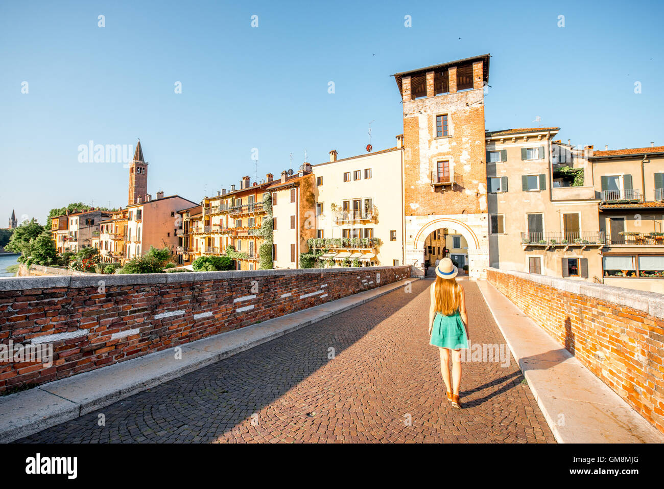 Verona cityscape view Stock Photo - Alamy