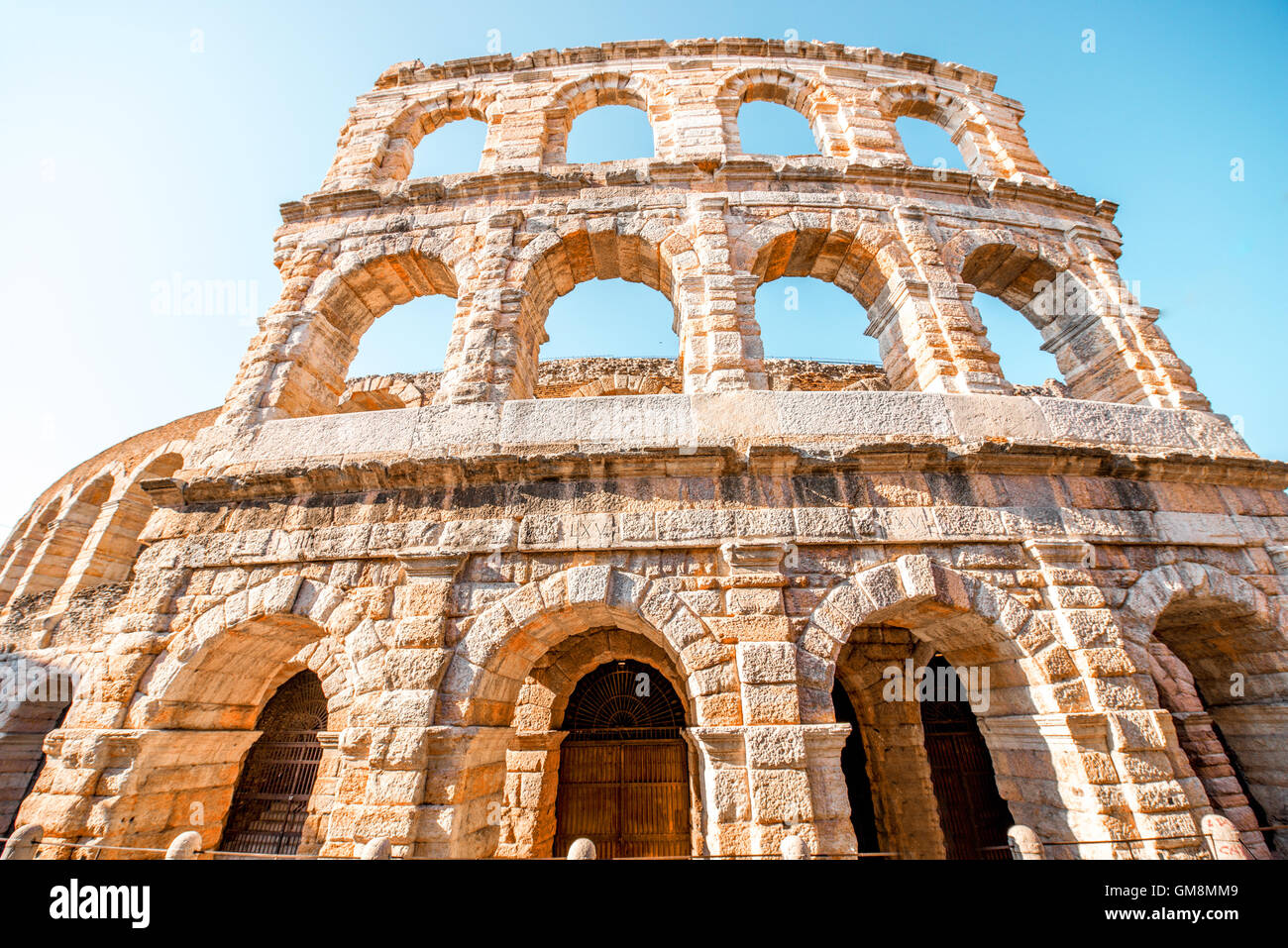 Arena in Verona city Stock Photo - Alamy