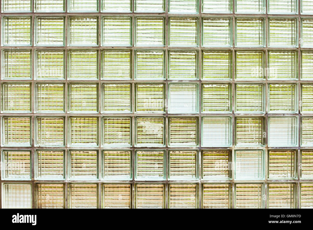 Glass brick wall Stock Photo Alamy
