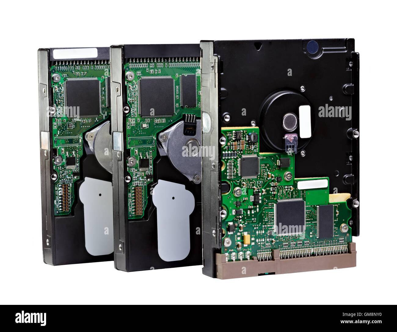 Stack Of Hard Drives Stock Photo Alamy