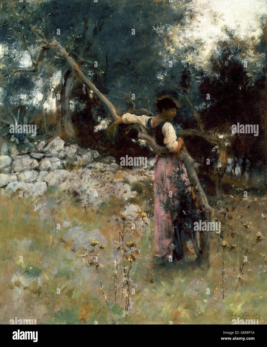 A Capriote by John Singer Sargent Stock Photo