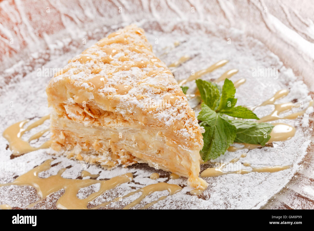 tasty pastry with caramel Stock Photo - Alamy