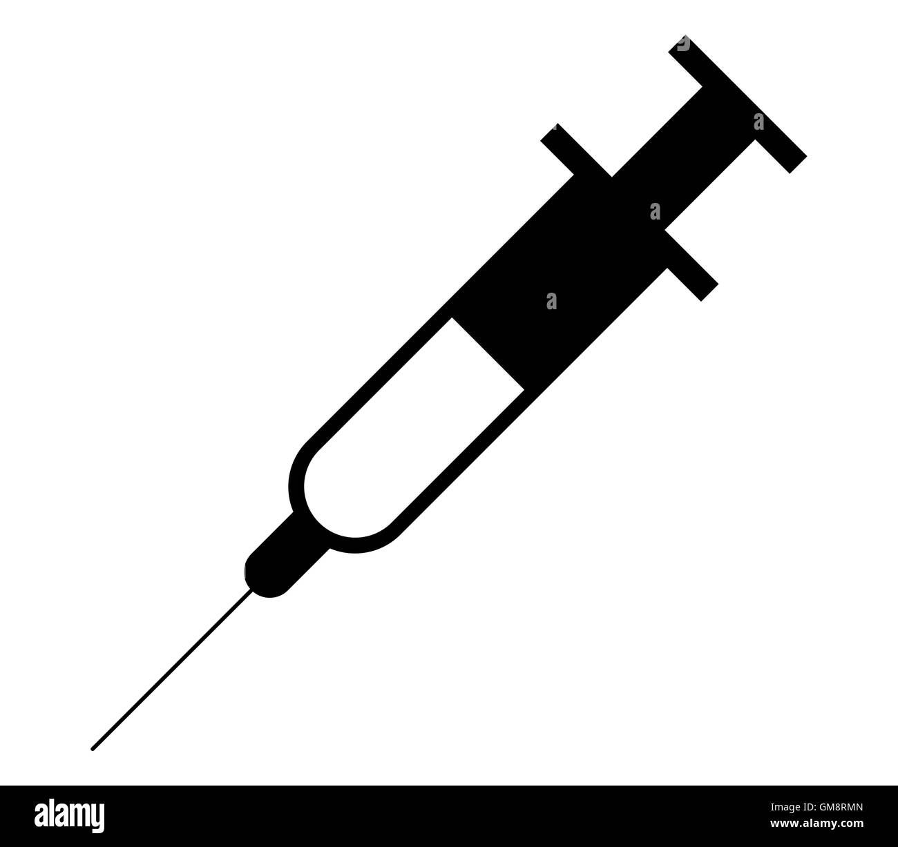 Syringe with red injection Black and White Stock Photos & Images - Alamy