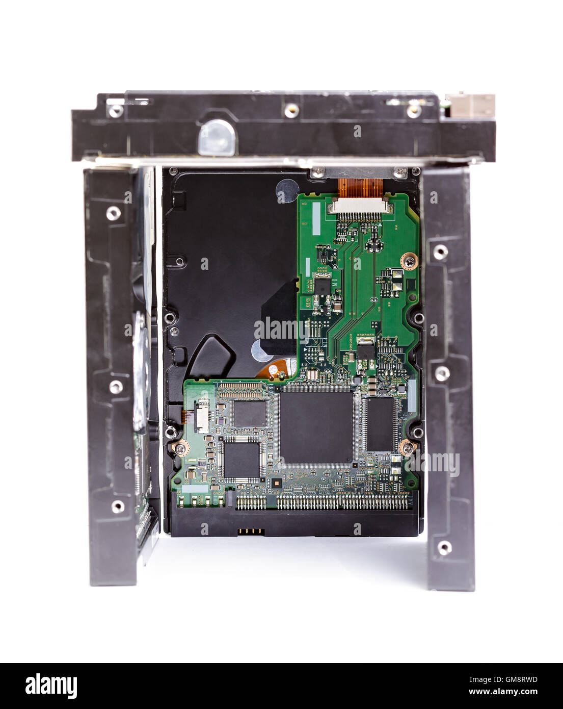 Stack Of Hard Drives Stock Photo Alamy