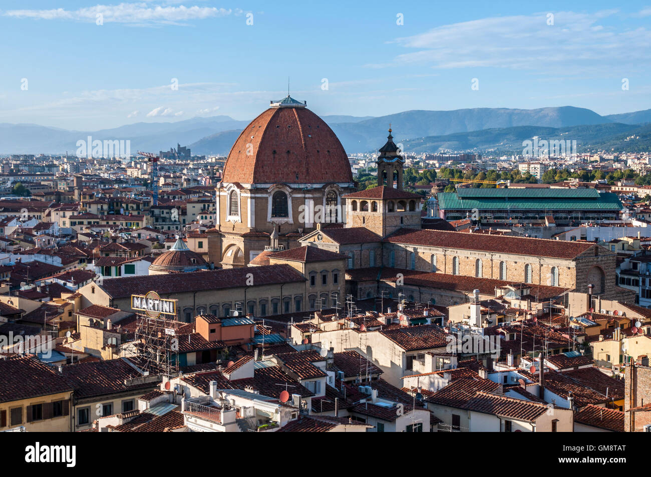 Panoramic view of Firenze Stock Photo