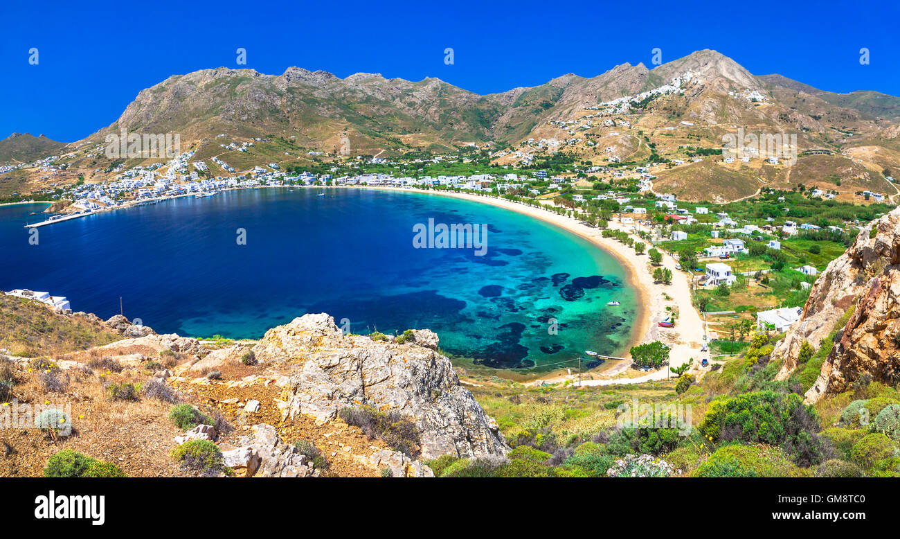 Beautiful islands of Greece  - Serifos, Cyclades Stock Photo