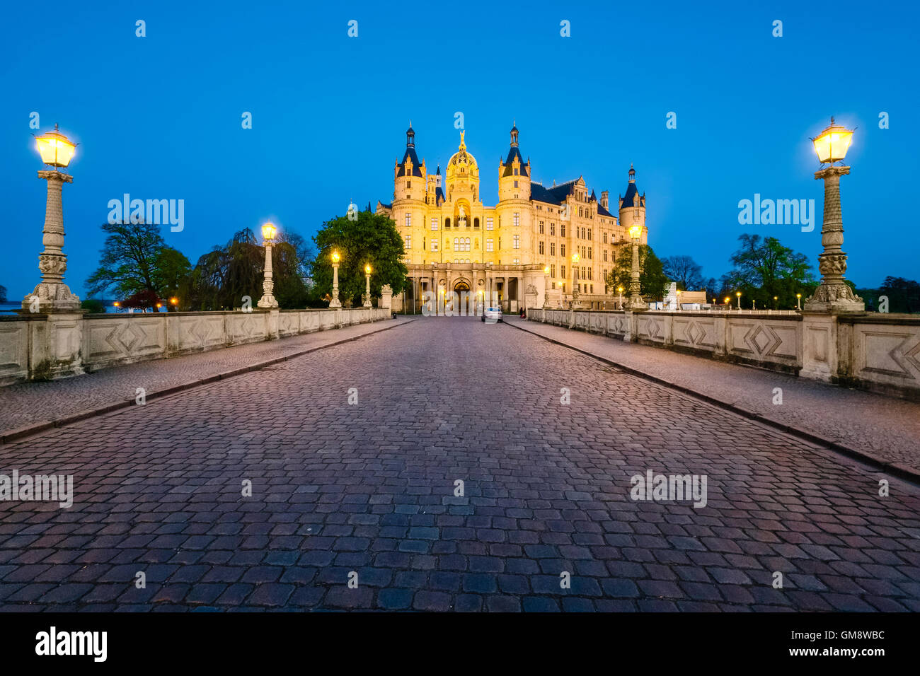 Schwerin Castle, Mecklenburg-West Pomerania, Germany Stock Photo