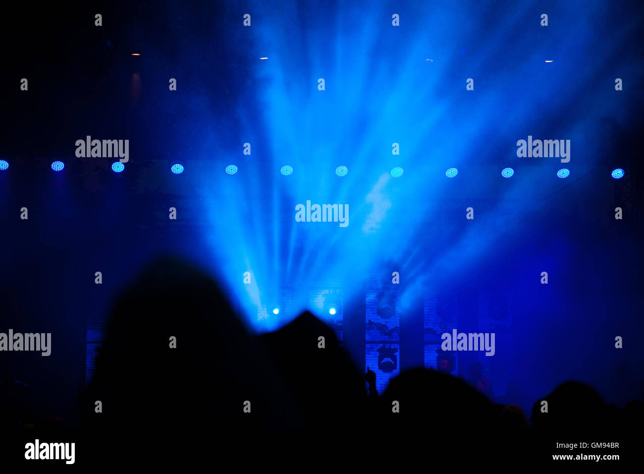 Crowd at concert Stock Photo - Alamy
