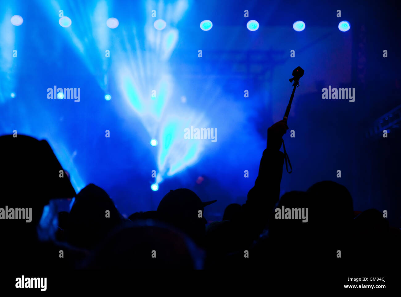 Crowd at concert Stock Photo - Alamy