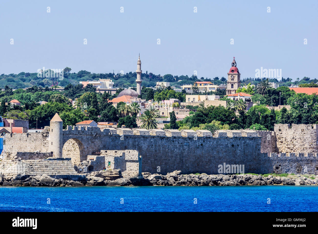 Greece, Rhodes, Palace of the Grand Master Stock Photo