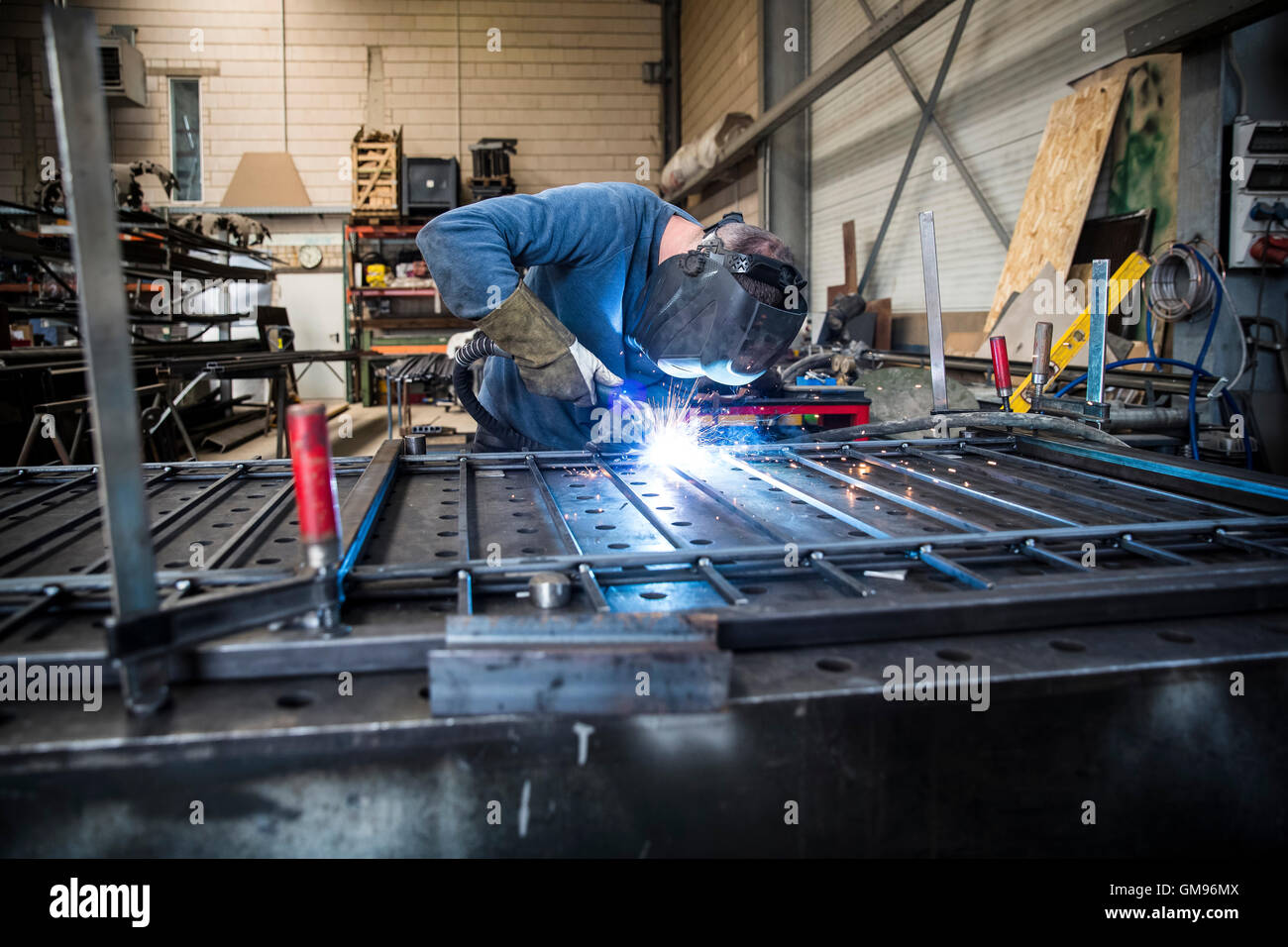 Welder welding railing hires stock photography and images Alamy