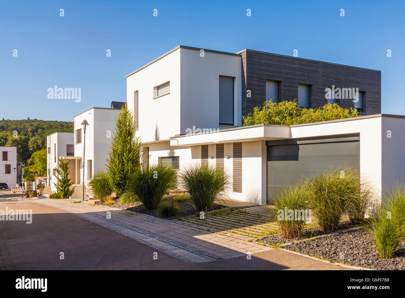 Germany, EsslingenZell, development area with passive houses Stock