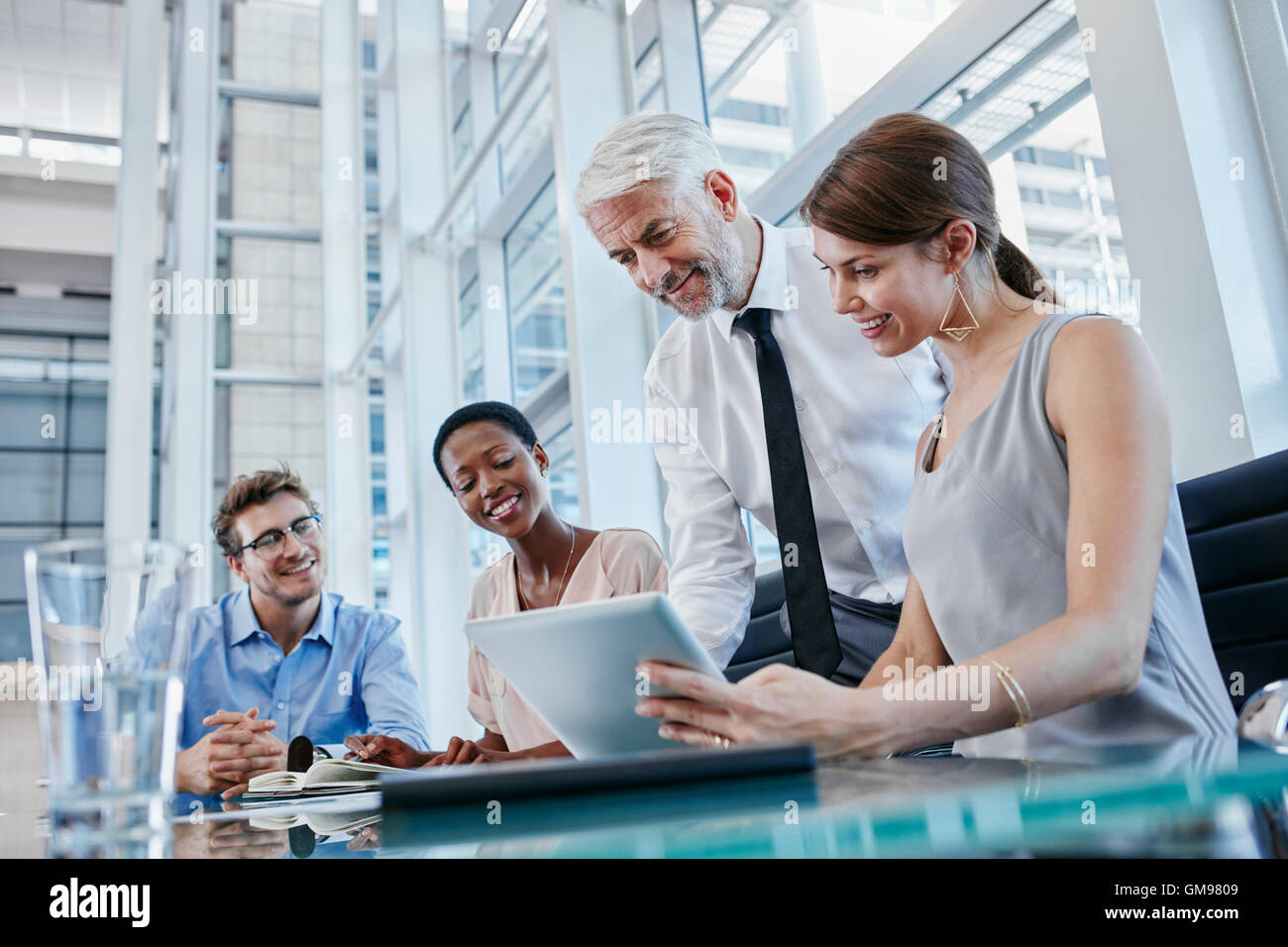 Business people in a meeting Stock Photo - Alamy
