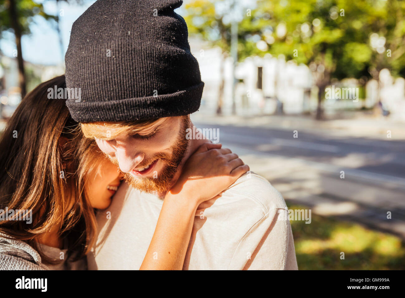 Young couple in love Stock Photo