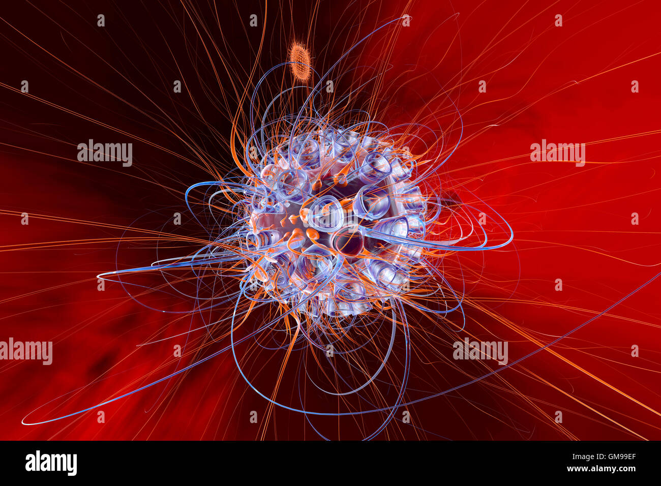 Virus 3d hi-res stock photography and images - Alamy