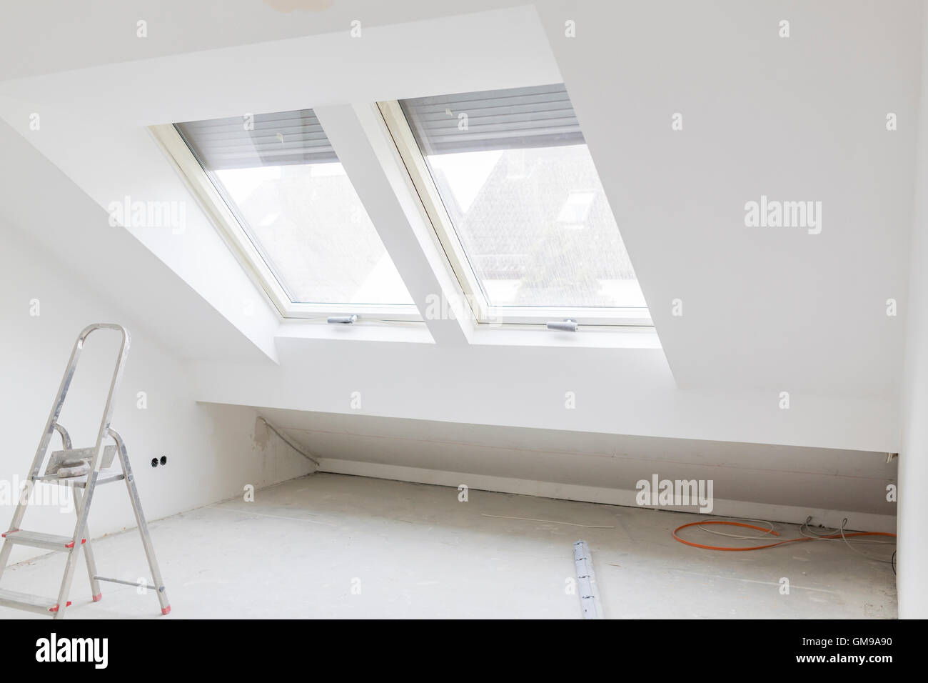 Construction site of penthouse Stock Photo - Alamy