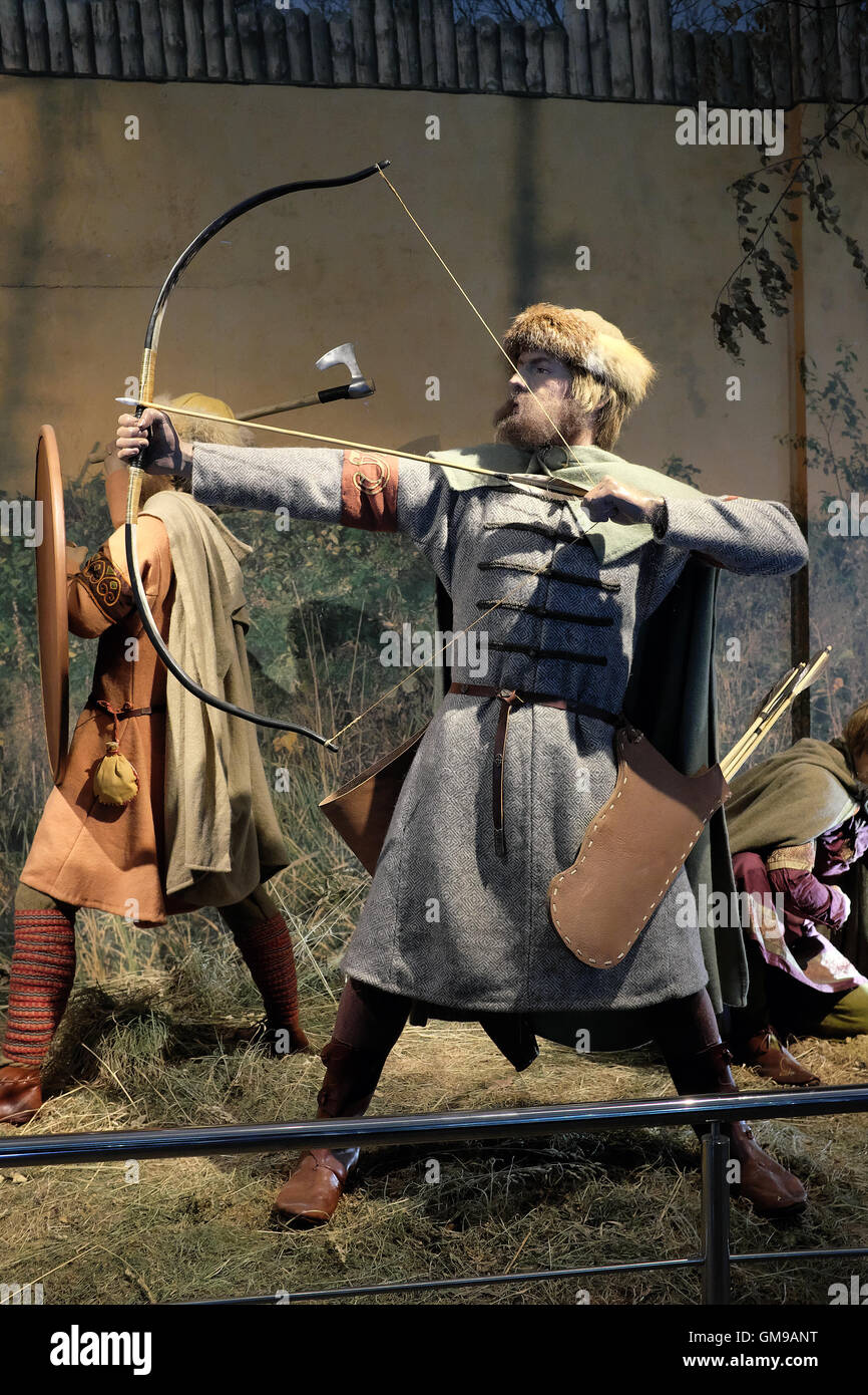 Warrior with bow and arrows,bronze age,The Carpathian Troy OpenAir