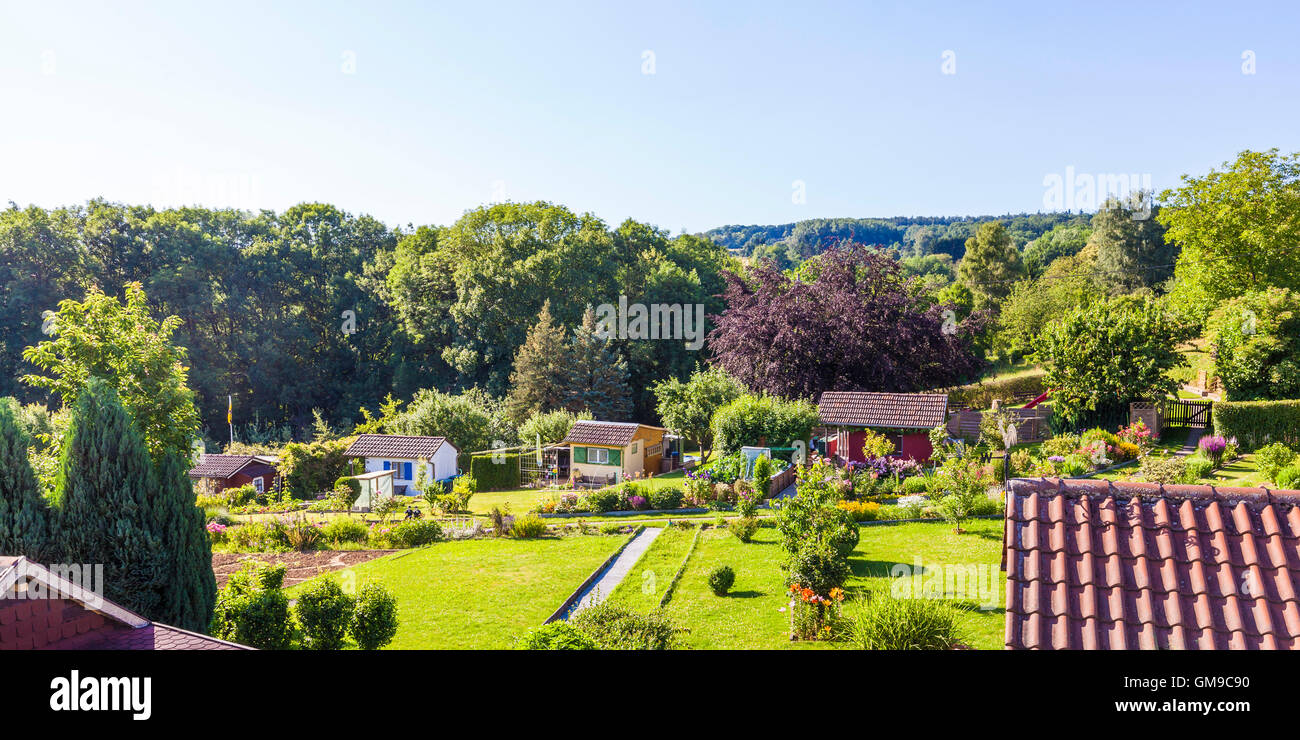 Germany, Esslingen, garden allotments Stock Photo