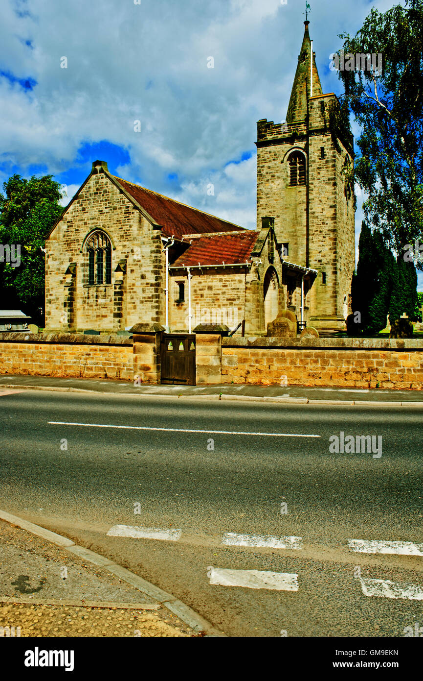 All Saints church, Rufforth, Yorkshire Stock Photo
