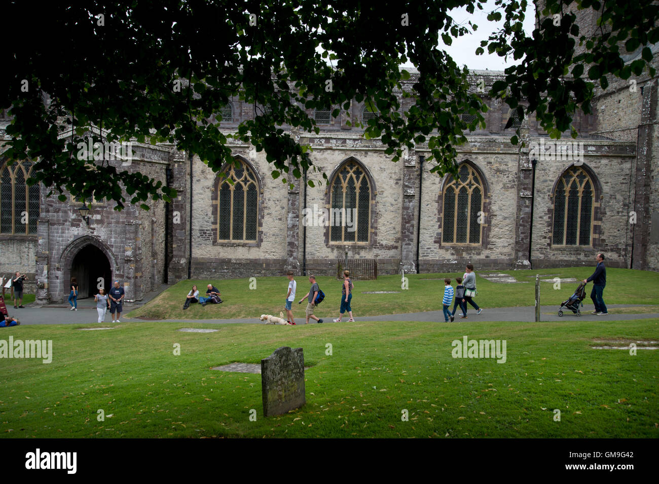 Wales St David's Cathedral, Pembrokeshire Stock Photo