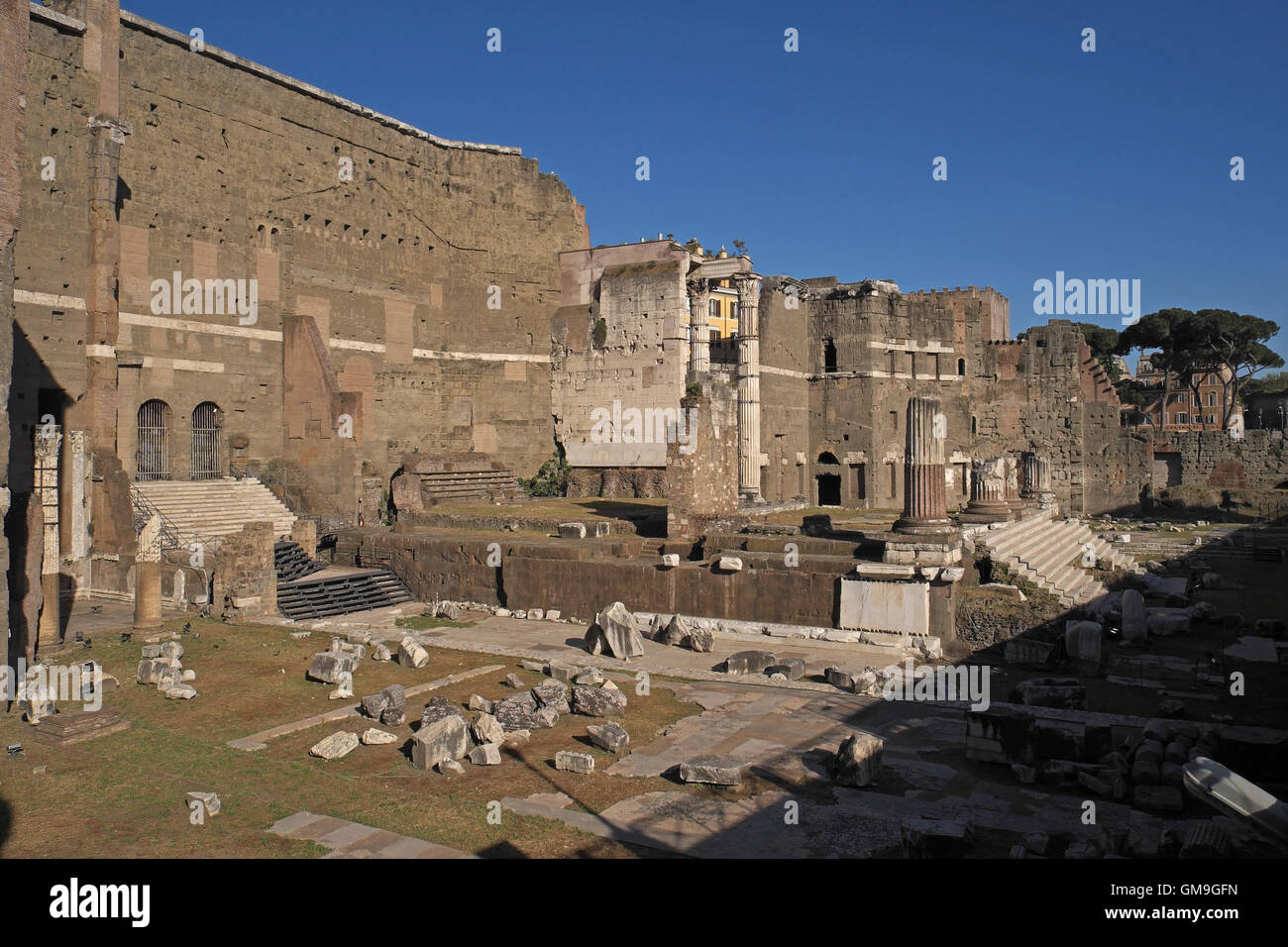 Augustus Forum area, Rome, Italy. Stock Photo