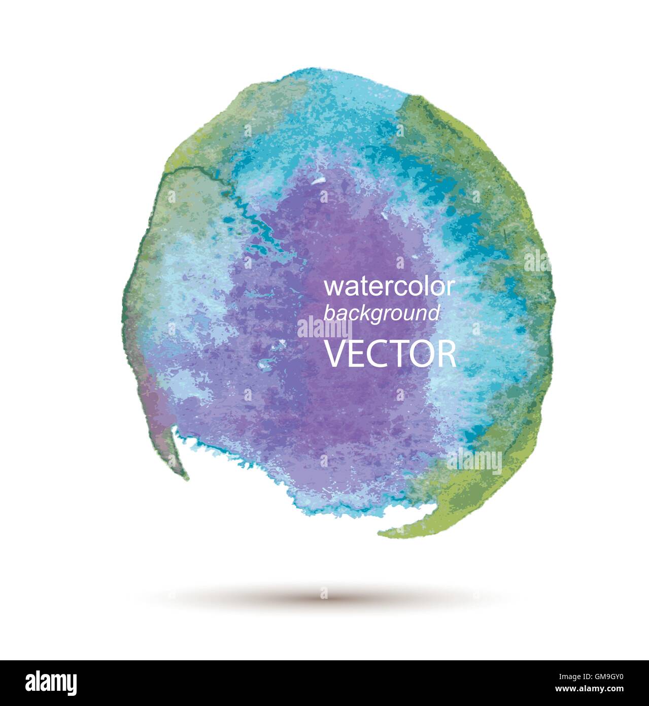 Abstract watercolor hand painted background Stock Vector Image & Art ...