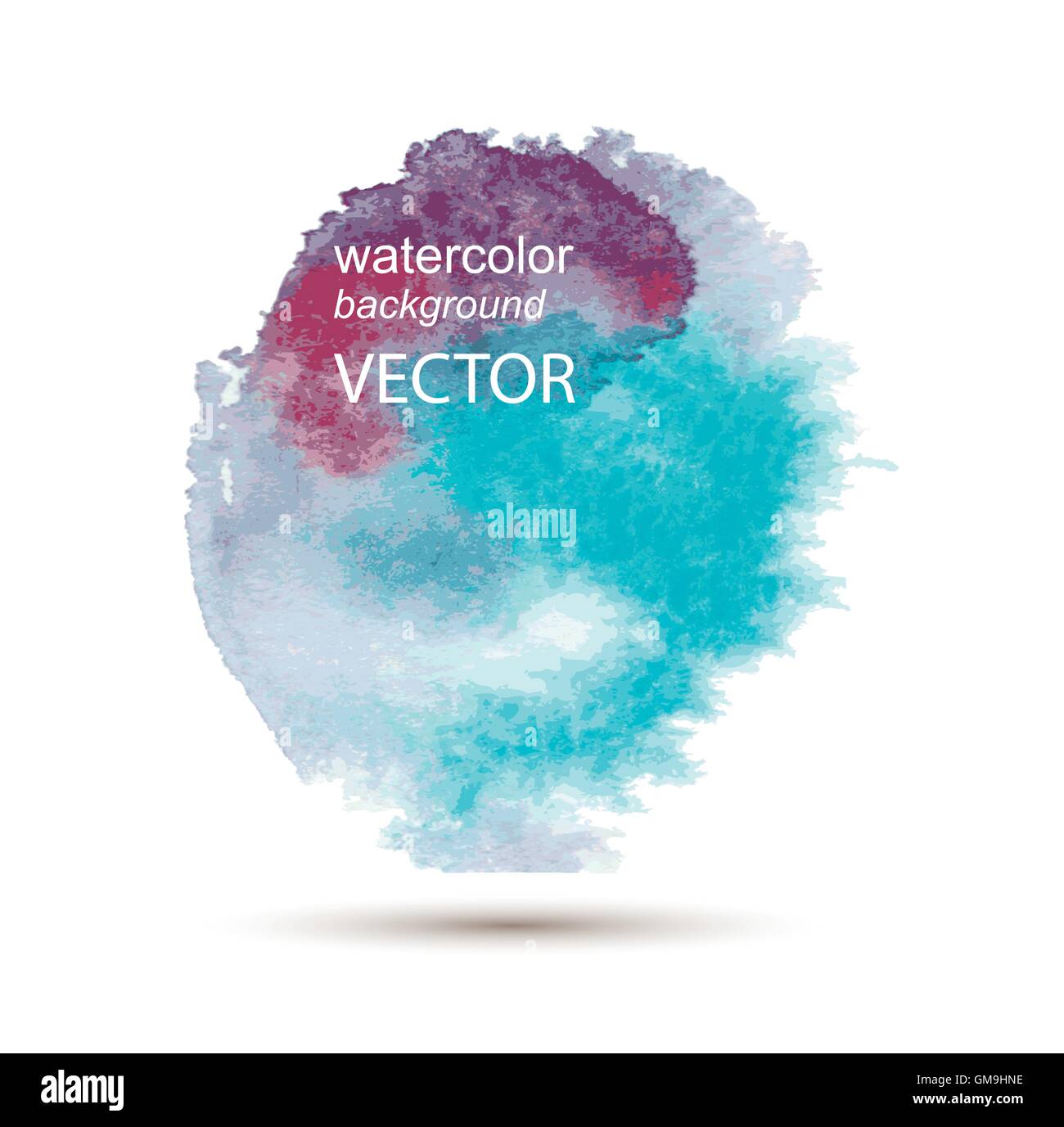 Abstract watercolor hand painted background Stock Vector Image & Art ...